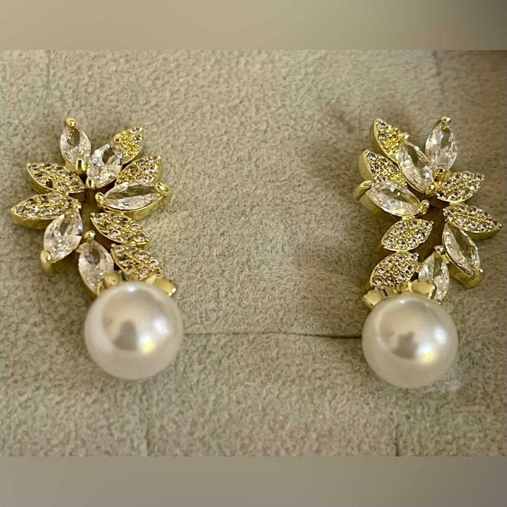 Material 14k gold platingMetal type Brass plated gold Back Finding Push Back - Picture 5 of 8